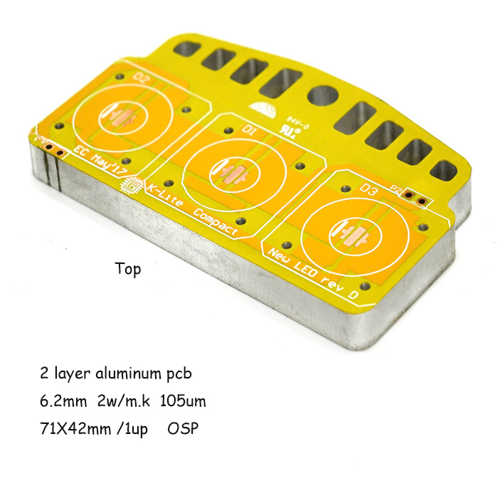 2 Lapisan Aluminium PCB